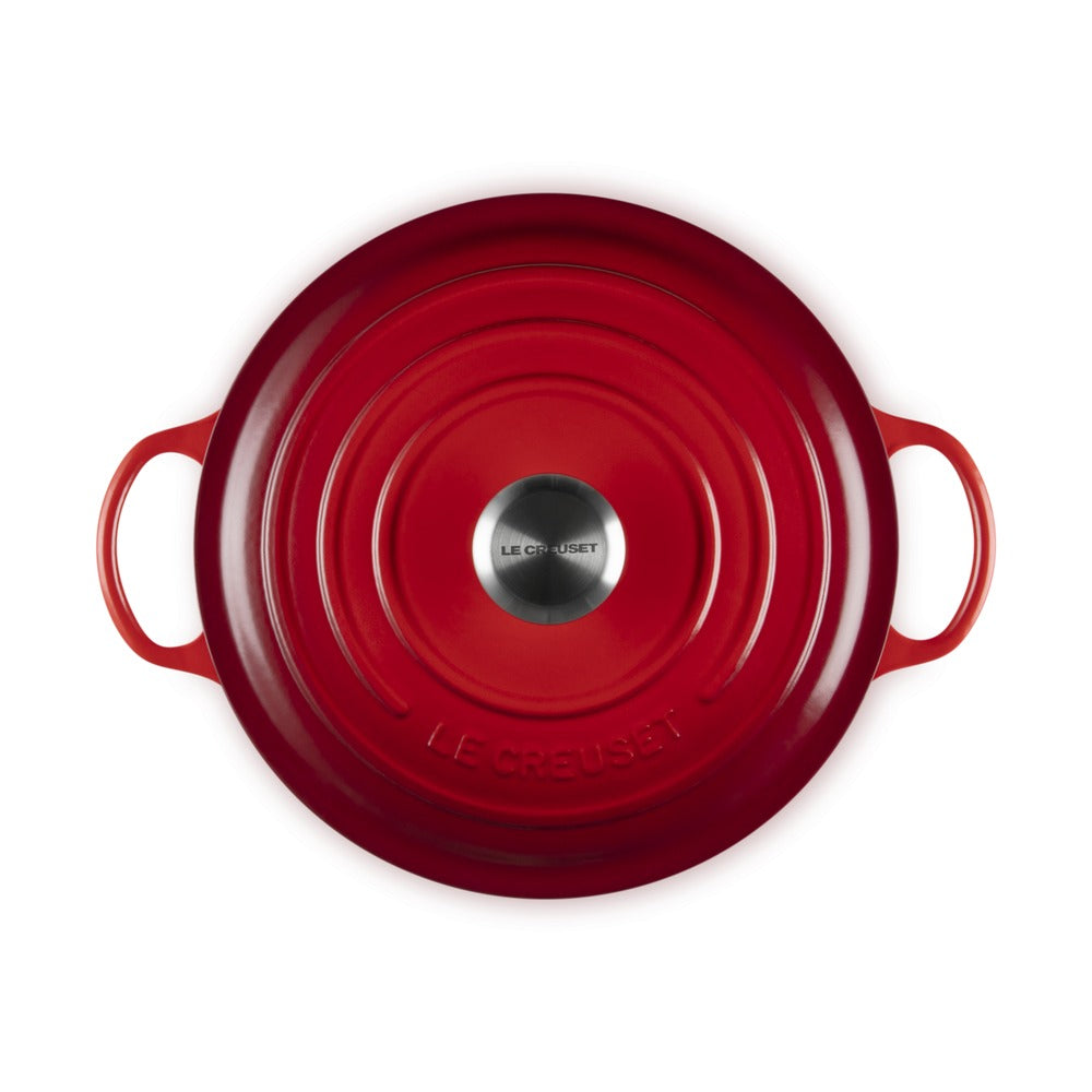 26 cm - Le Creuset Evolution Marmitta Casseruola Rotonda In Ghisa Vetrificata