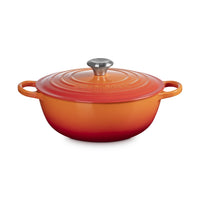 26 cm - Le Creuset Evolution Marmitta Casseruola Rotonda In Ghisa Vetrificata