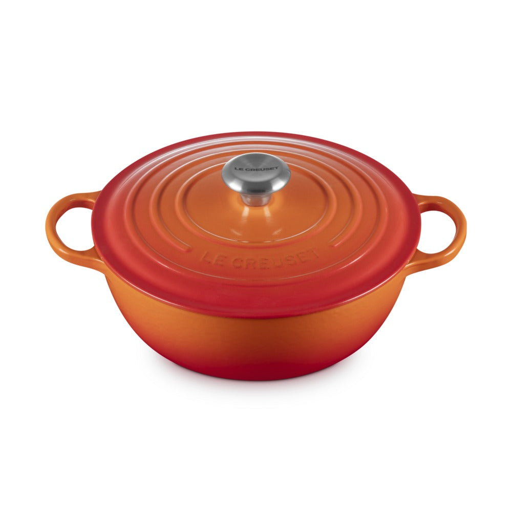 26 cm - Le Creuset Evolution Marmitta Casseruola Rotonda In Ghisa Vetrificata