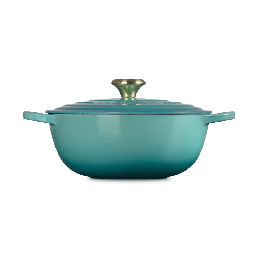 26 cm - Le Creuset Evolution Marmitta Casseruola Rotonda In Ghisa Vetrificata