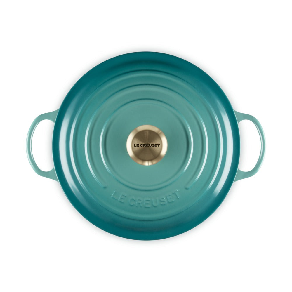 26 cm - Le Creuset Evolution Marmitta Casseruola Rotonda In Ghisa Vetrificata