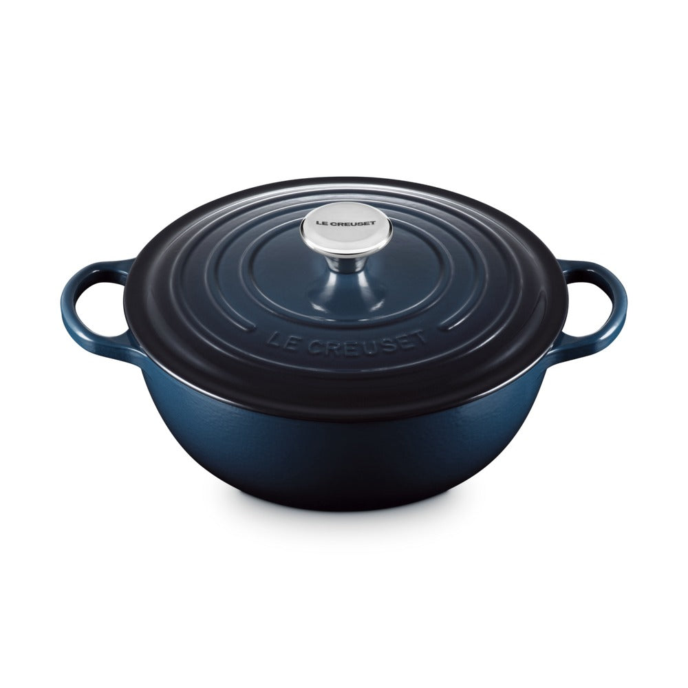 26 cm - Le Creuset Evolution Marmitta Casseruola Rotonda In Ghisa Vetrificata