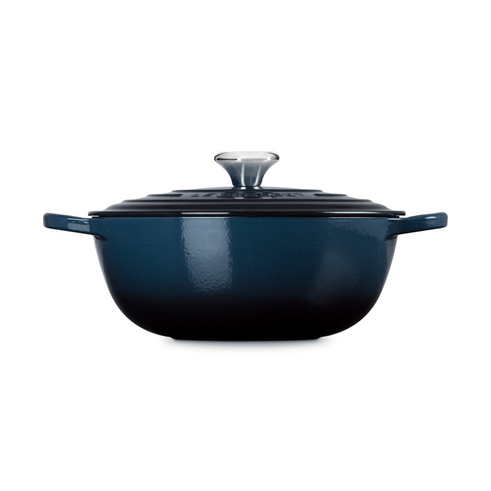 26 cm - Le Creuset Evolution Marmitta Casseruola Rotonda In Ghisa Vetrificata