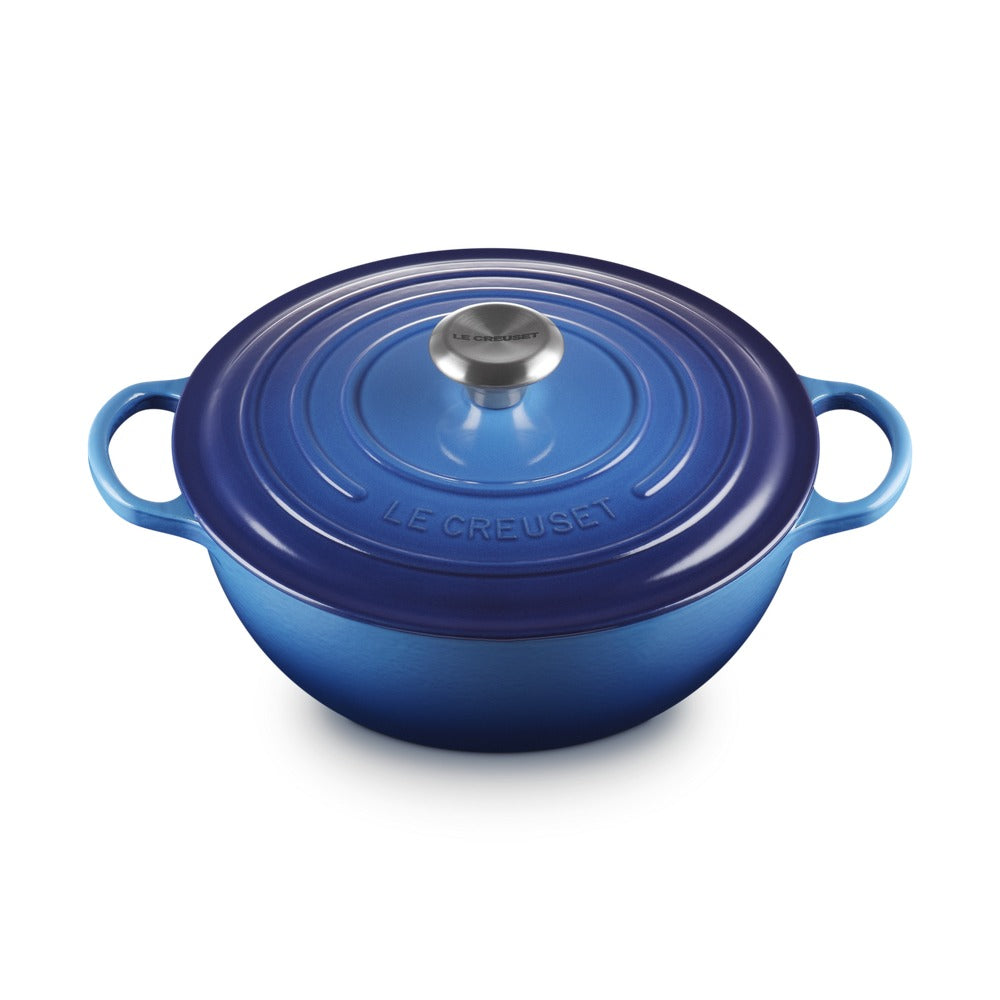 26 cm - Le Creuset Evolution Marmitta Casseruola Rotonda In Ghisa Vetrificata