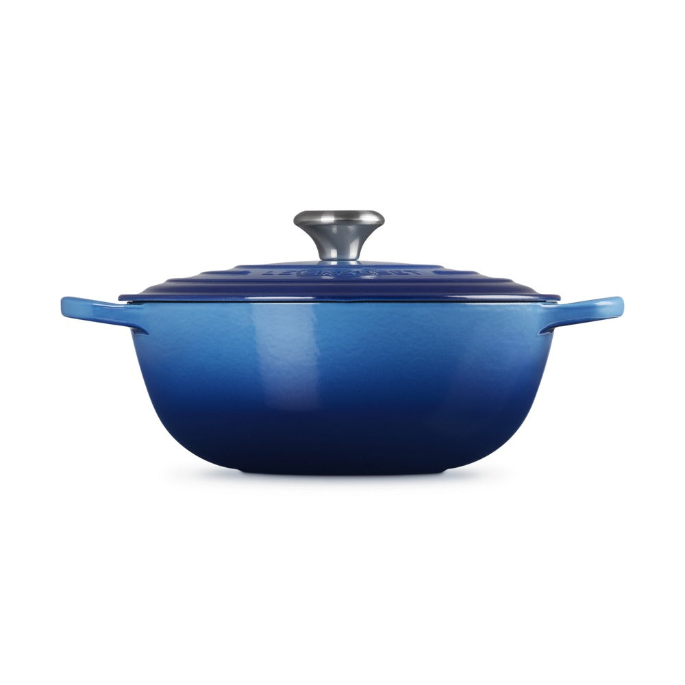 26 cm - Le Creuset Evolution Marmitta Casseruola Rotonda In Ghisa Vetrificata