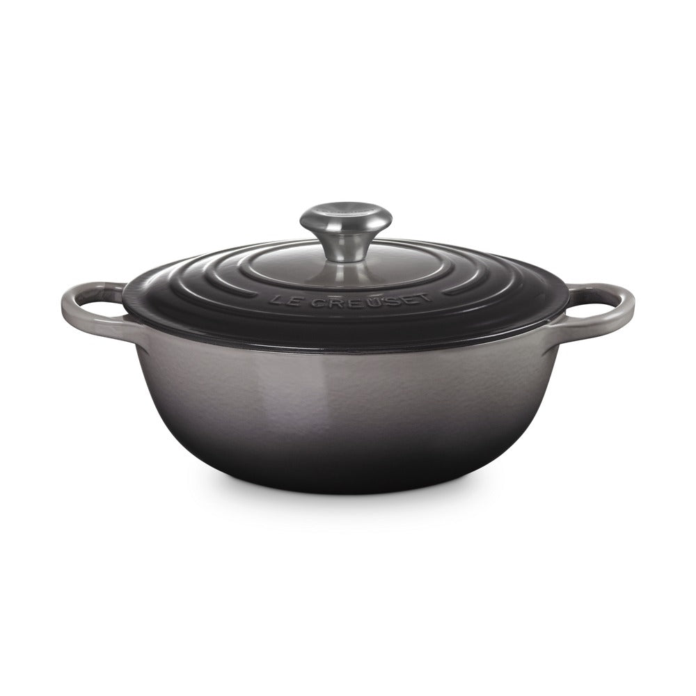 26 cm - Le Creuset Evolution Marmitta Casseruola Rotonda In Ghisa Vetrificata