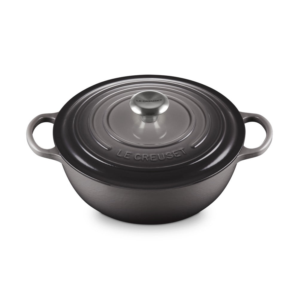 26 cm - Le Creuset Evolution Marmitta Casseruola Rotonda In Ghisa Vetrificata