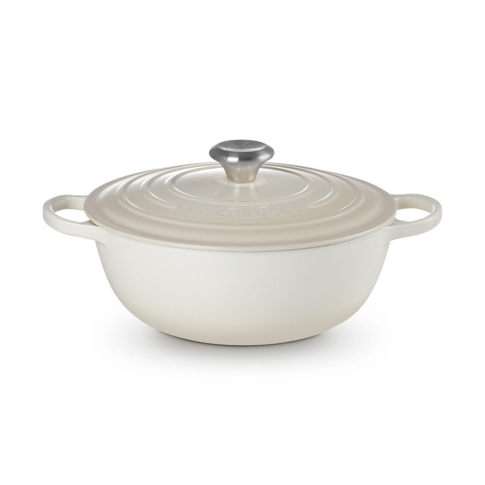 26 cm - Le Creuset Evolution Marmitta Casseruola Rotonda In Ghisa Vetrificata