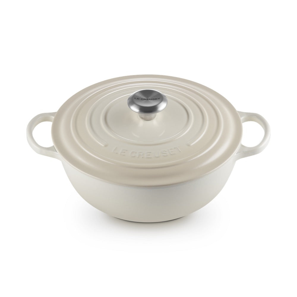 26 cm - Le Creuset Evolution Marmitta Casseruola Rotonda In Ghisa Vetrificata