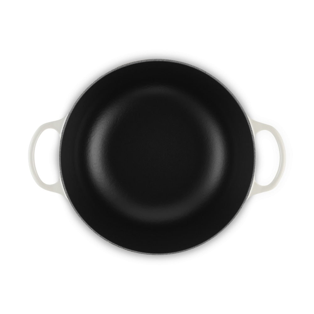 26 cm - Le Creuset Evolution Marmitta Casseruola Rotonda In Ghisa Vetrificata