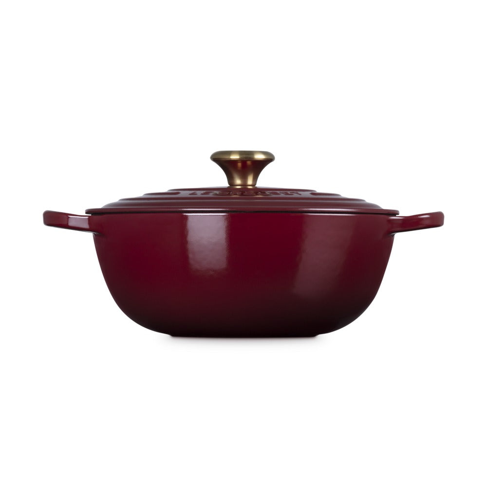 26 cm - Le Creuset Evolution Marmitta Casseruola Rotonda In Ghisa Vetrificata