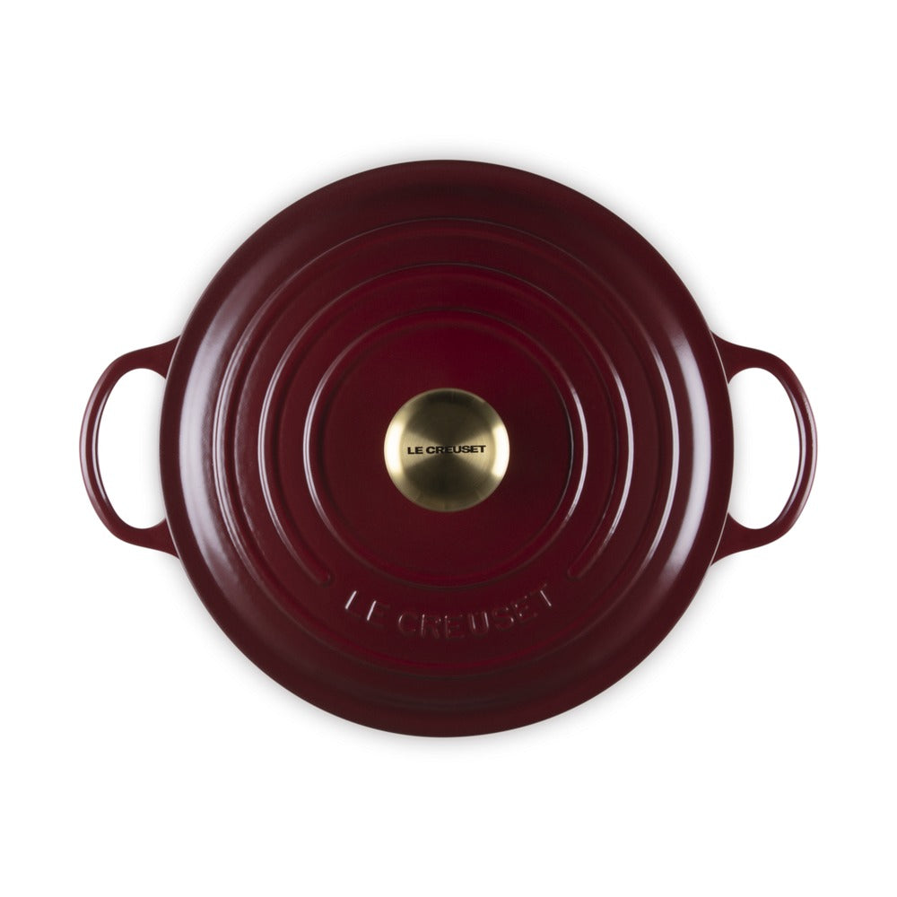 26 cm - Le Creuset Evolution Marmitta Casseruola Rotonda In Ghisa Vetrificata