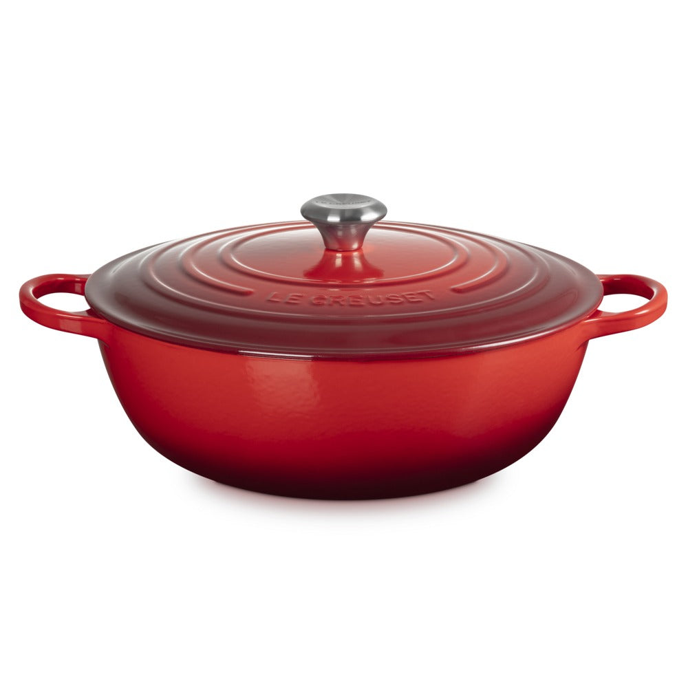 32 cm - Le Creuset Evolution Marmitta Casseruola Rotonda In Ghisa Vetrificata