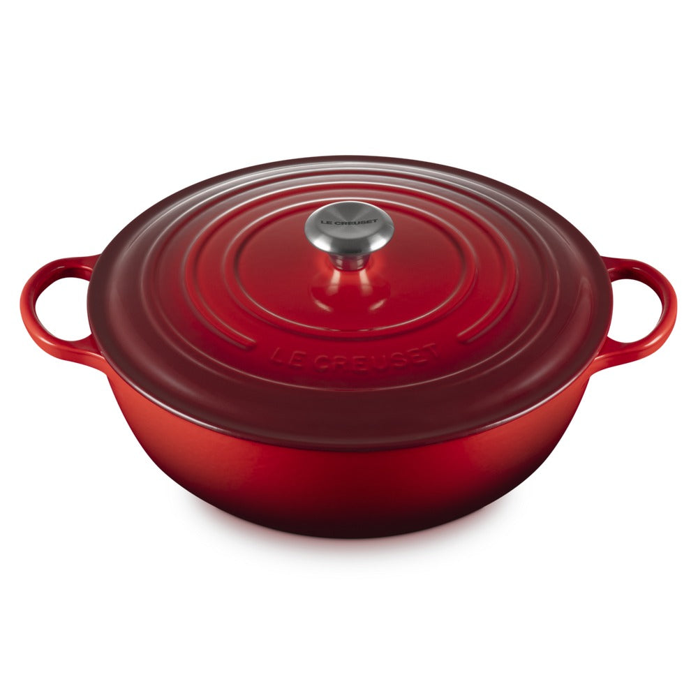 32 cm - Le Creuset Evolution Marmitta Casseruola Rotonda In Ghisa Vetrificata