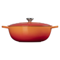 32 cm - Le Creuset Evolution Marmitta Casseruola Rotonda In Ghisa Vetrificata