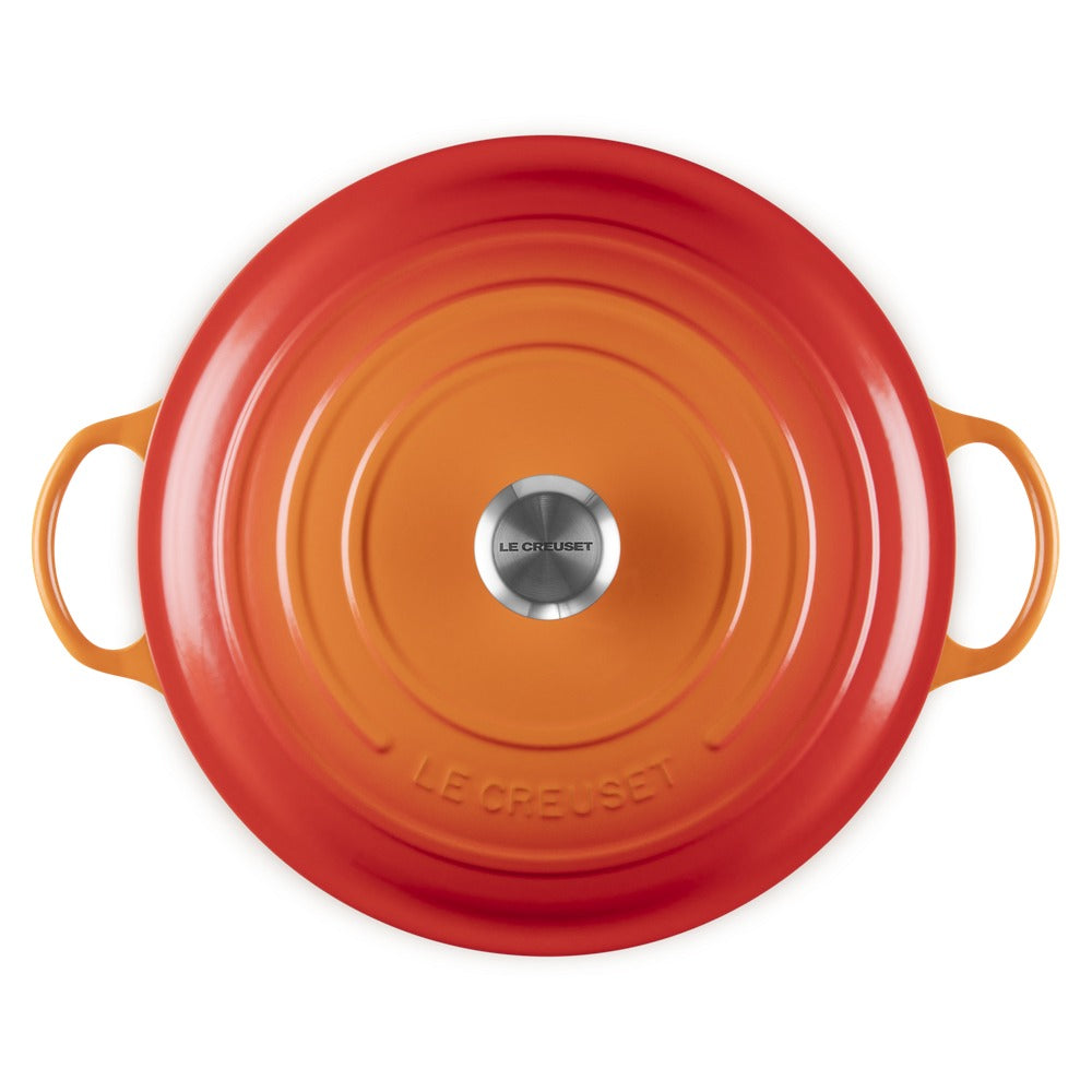 32 cm - Le Creuset Evolution Marmitta Casseruola Rotonda In Ghisa Vetrificata
