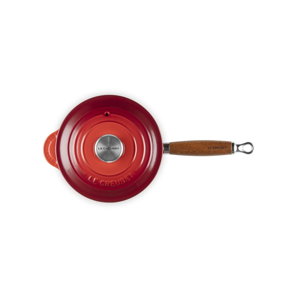 18 cm - Cast Iron Saute Pan With Long Handle