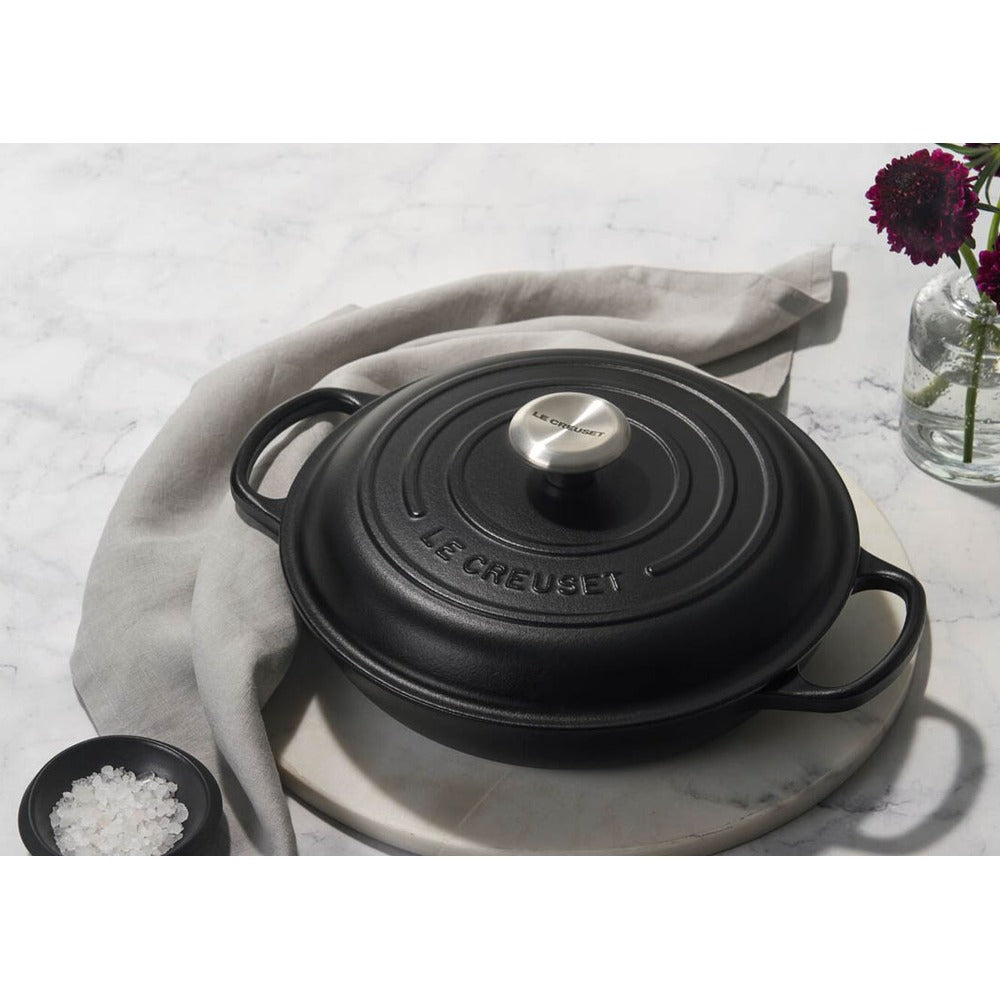 26 cm - Le Creuset Evolution Tegame Basso Rotondo In Ghisa Vetrificata