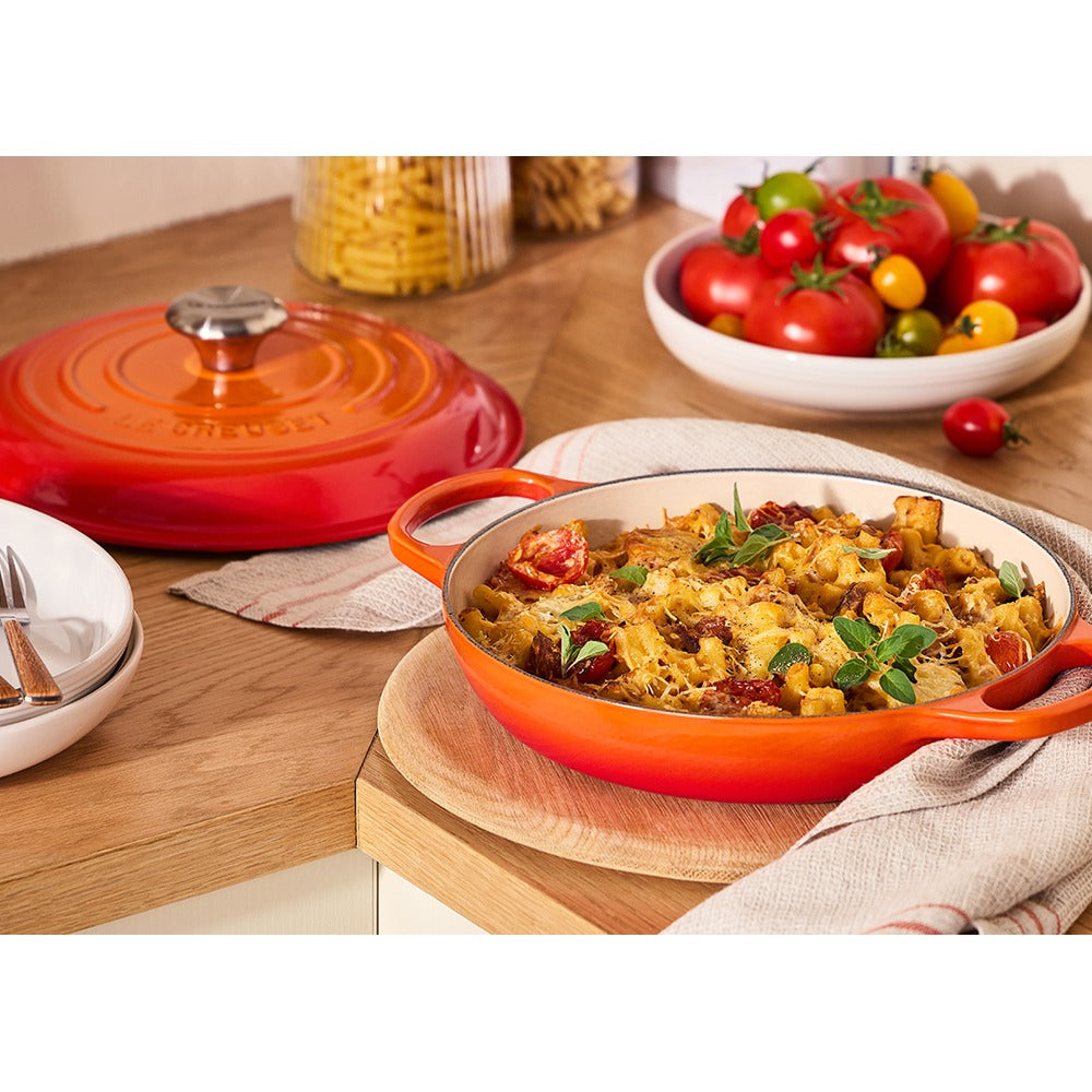 26 cm - Le Creuset Evolution Tegame Basso Rotondo In Ghisa Vetrificata