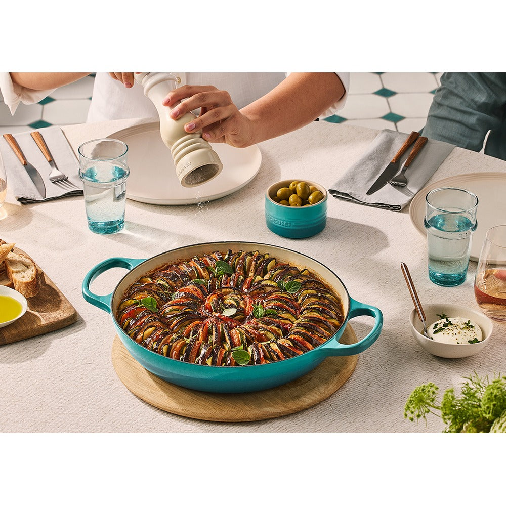 26 cm - Le Creuset Evolution Tegame Basso Rotondo In Ghisa Vetrificata