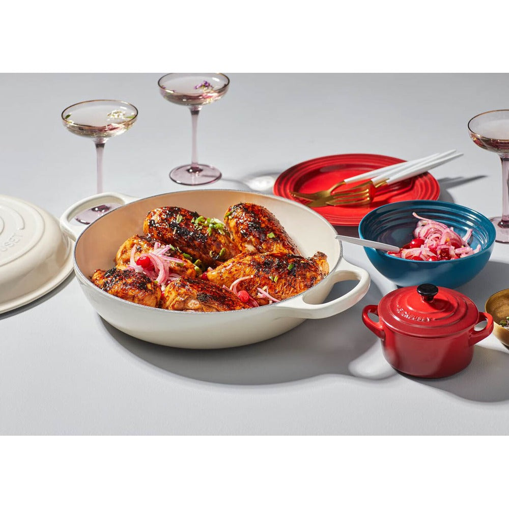 26 cm - Le Creuset Evolution Tegame Basso Rotondo In Ghisa Vetrificata