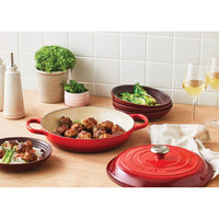 28 cm - Le Creuset Evolution Tegame Basso Rotondo In Ghisa Vetrificata