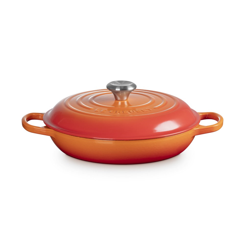 28 cm - Le Creuset Evolution Tegame Basso Rotondo In Ghisa Vetrificata