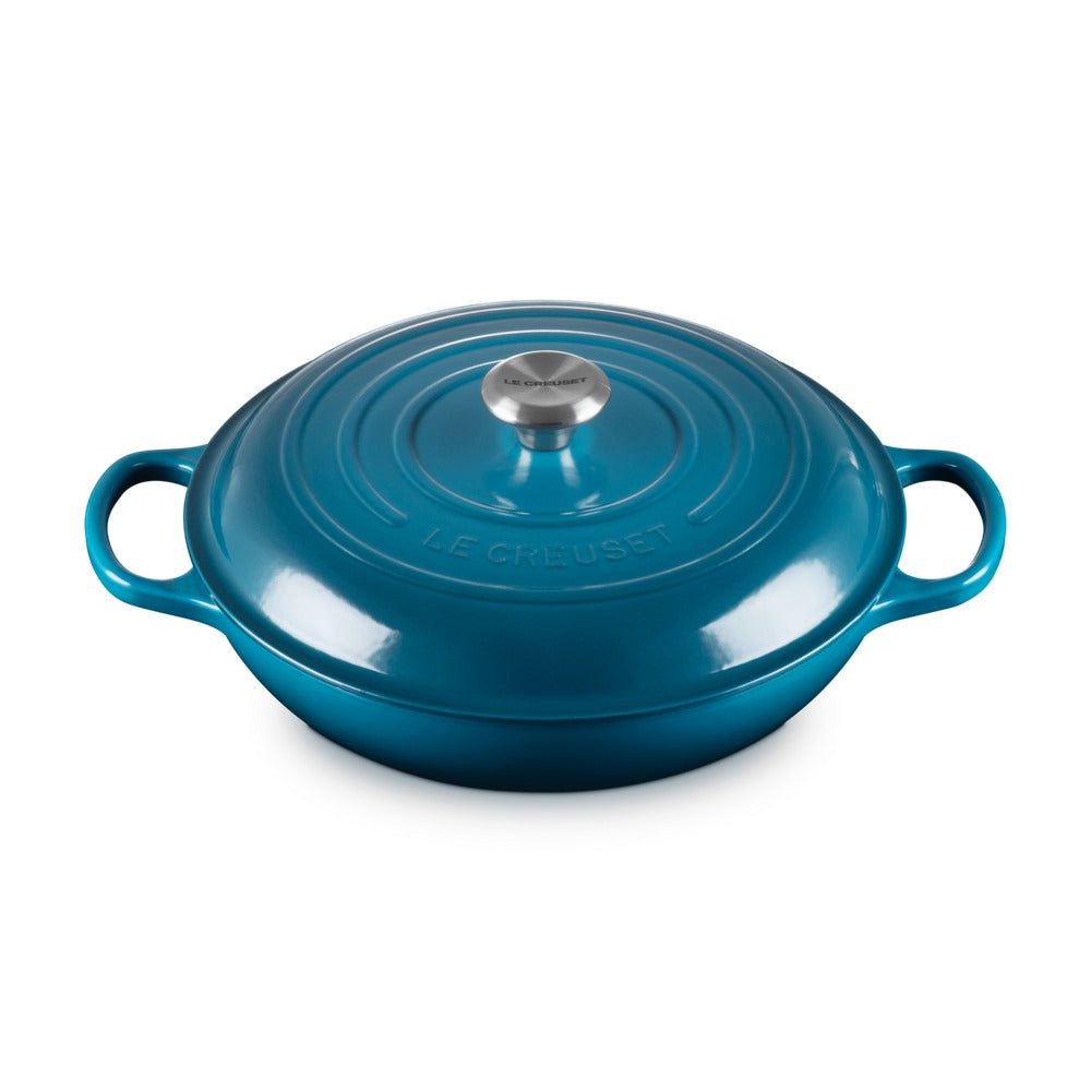 28 cm - Le Creuset Evolution Tegame Basso Rotondo In Ghisa Vetrificata