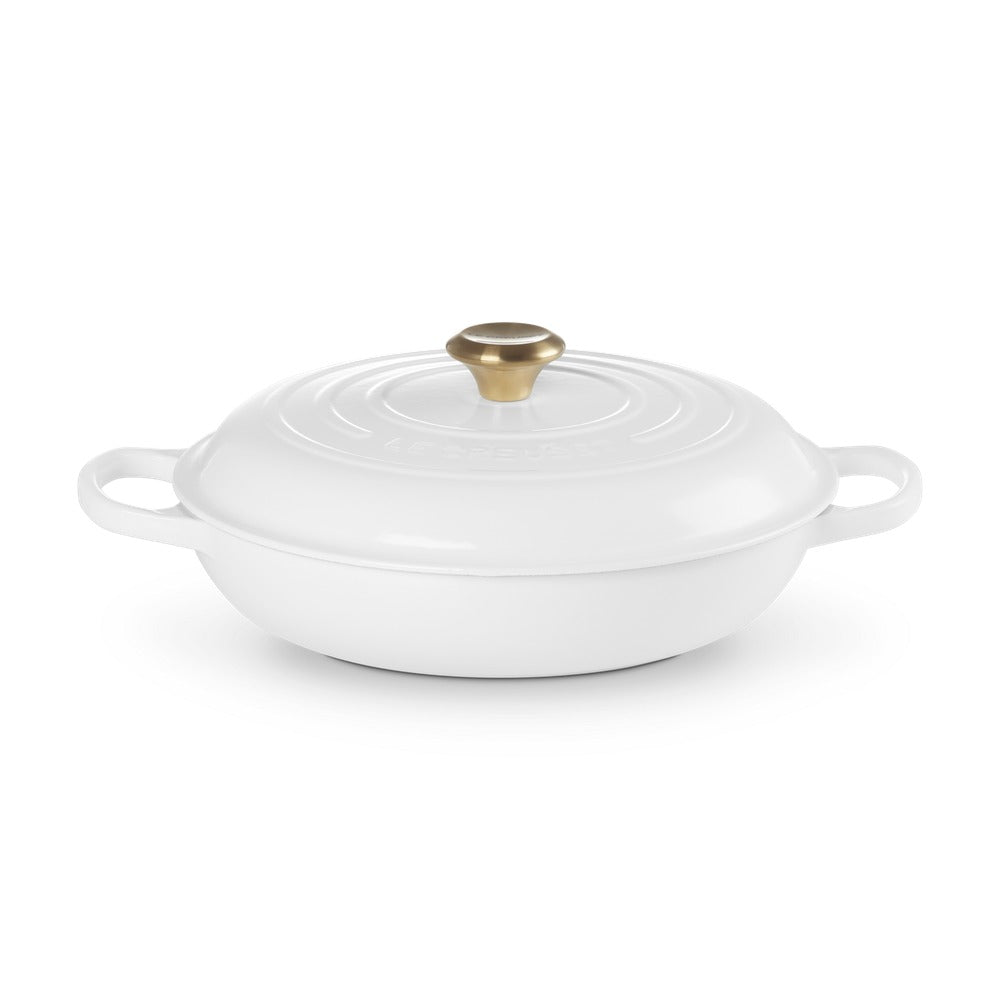 30 cm - Cocotte Evolution Sartén Baja Redonda De Hierro Fundido