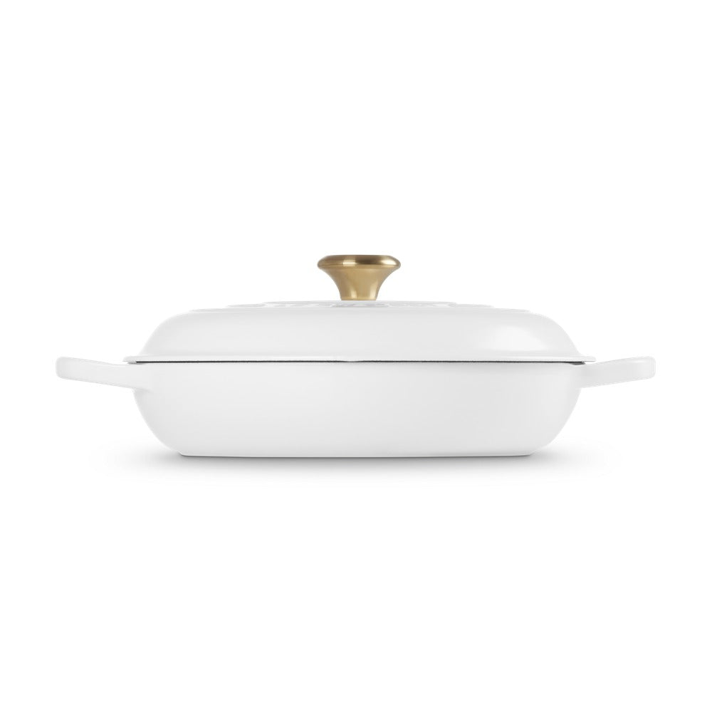 30 cm - Cocotte Evolution Sartén Baja Redonda De Hierro Fundido