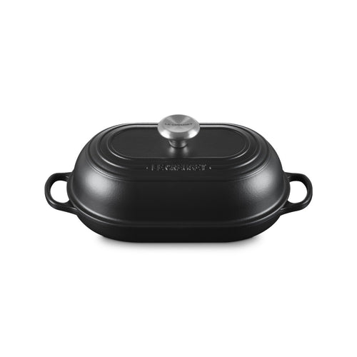 29 cm - Le Creuset Evolution Cocotte Per Pane Ovale In Ghisa Vetrificata