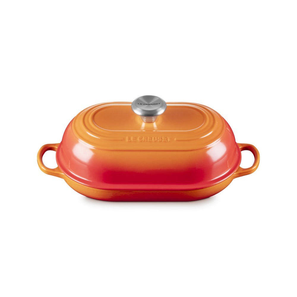 29 cm - Le Creuset Evolution Cocotte Per Pane Ovale In Ghisa Vetrificata