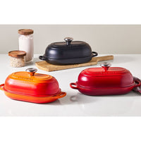 29 cm - Le Creuset Evolution Cocotte Per Pane Ovale In Ghisa Vetrificata