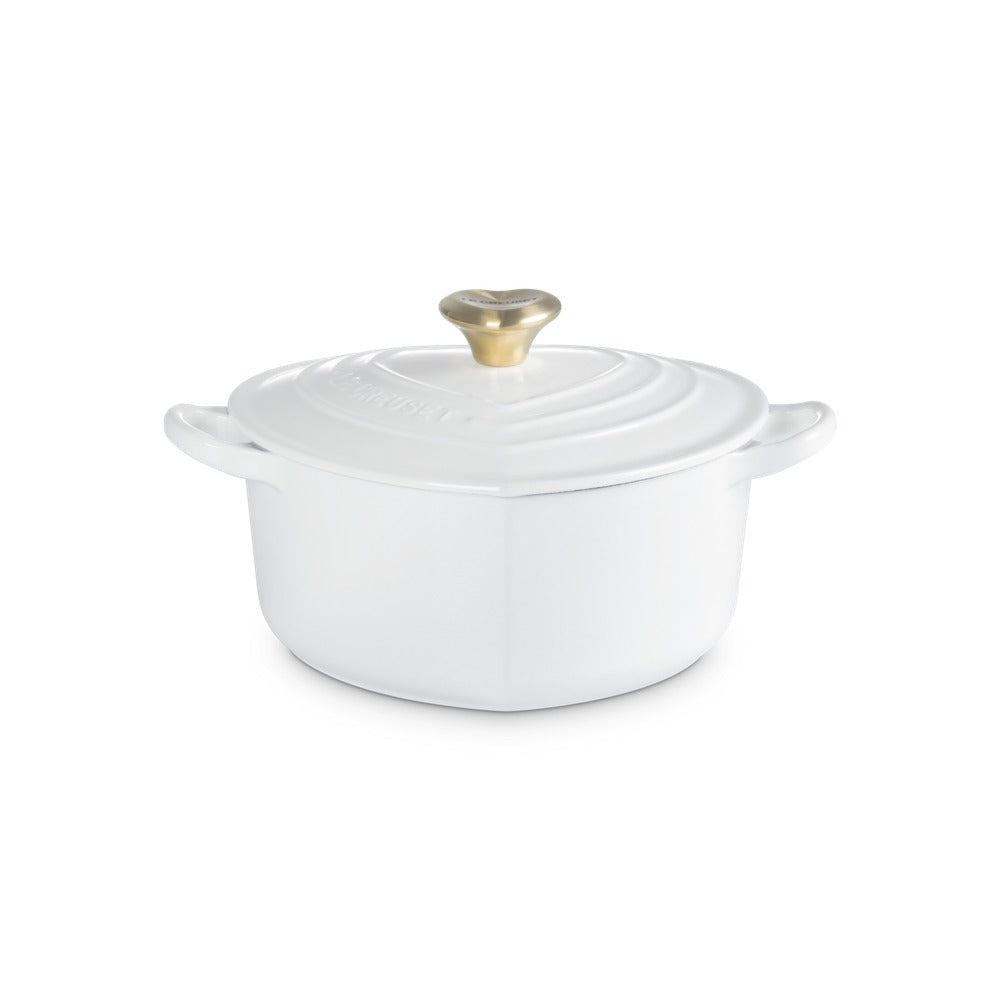 20 cm - Le Creuset Tradition Cuore Casseruola In Ghisa Vetrificata