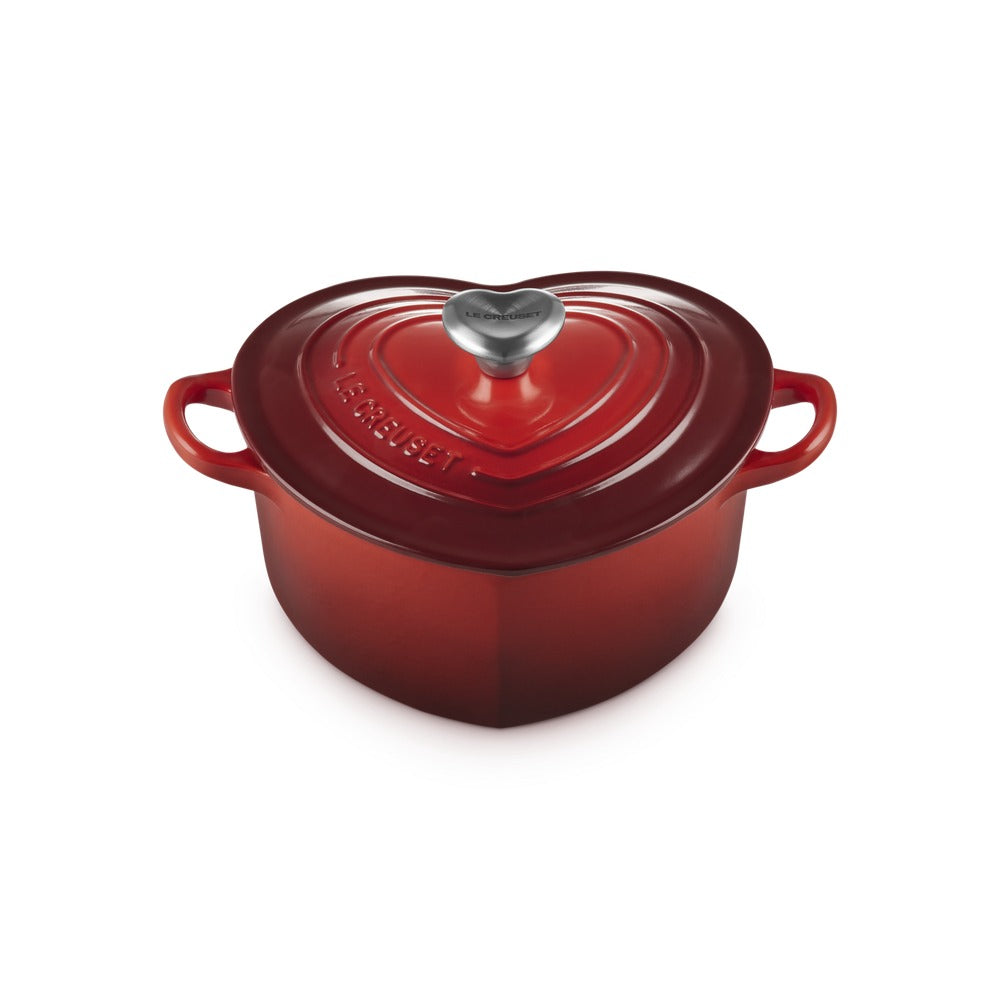 20 cm - Le Creuset Tradition Cuore Casseruola In Ghisa Vetrificata