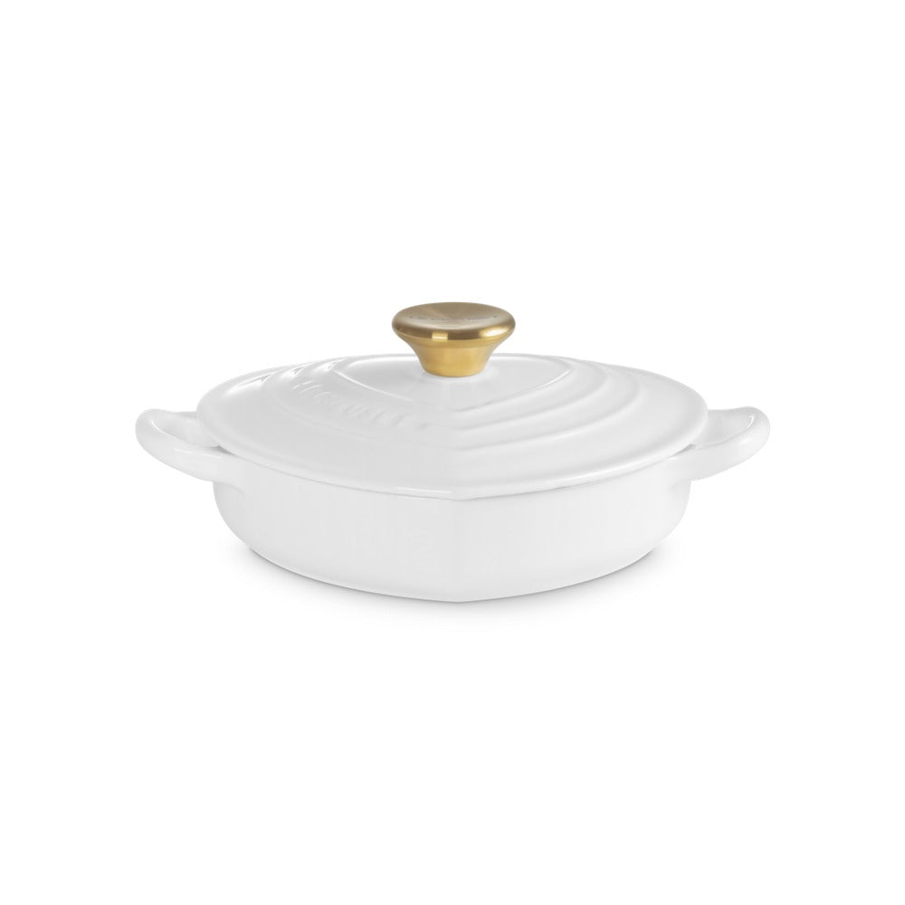 20 cm - Le Creuset Tradition Cuore Tegame Basso In Ghisa Vetrificata