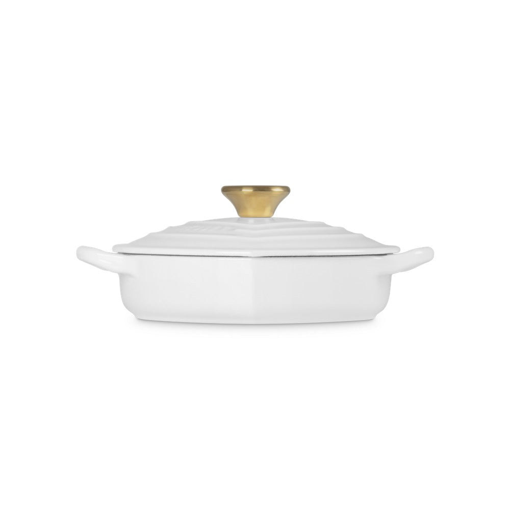 20 cm - Le Creuset Tradition Cuore Tegame Basso In Ghisa Vetrificata