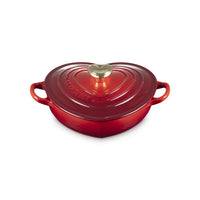 20 cm - Le Creuset Tradition Cuore Tegame Basso In Ghisa Vetrificata