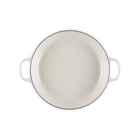 26 cm - Le Creuset Evolution Tegame Basso Rotondo Con Coperchio a Fiore In Ghisa Vetrificata