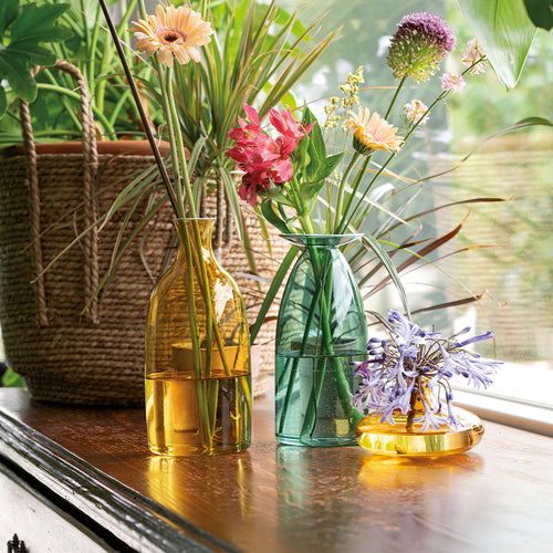 24 cm - Un Fiore Vaso Fiori In Vetro Borosilicato