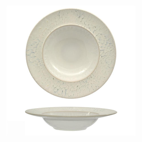 17 cm - Mesa Ceramics Luz Piatto Fondo Pasta Bowl Decorato In Gres porcellanato Set 4 Pz
