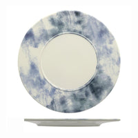 Mesa Ceramics Estoril Piatto Piano Con Falda Decorato In Gres porcellanato Set 6 Pz
