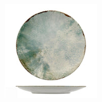Mesa Ceramics Matcha Piatto Piano Coupe Decorato In Gres porcellanato Set 6 Pz