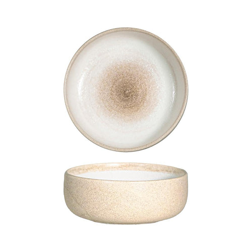 16 cm - Gemscape Sabbia Coppa Insalatiera In Porcellana Set 6 Pz