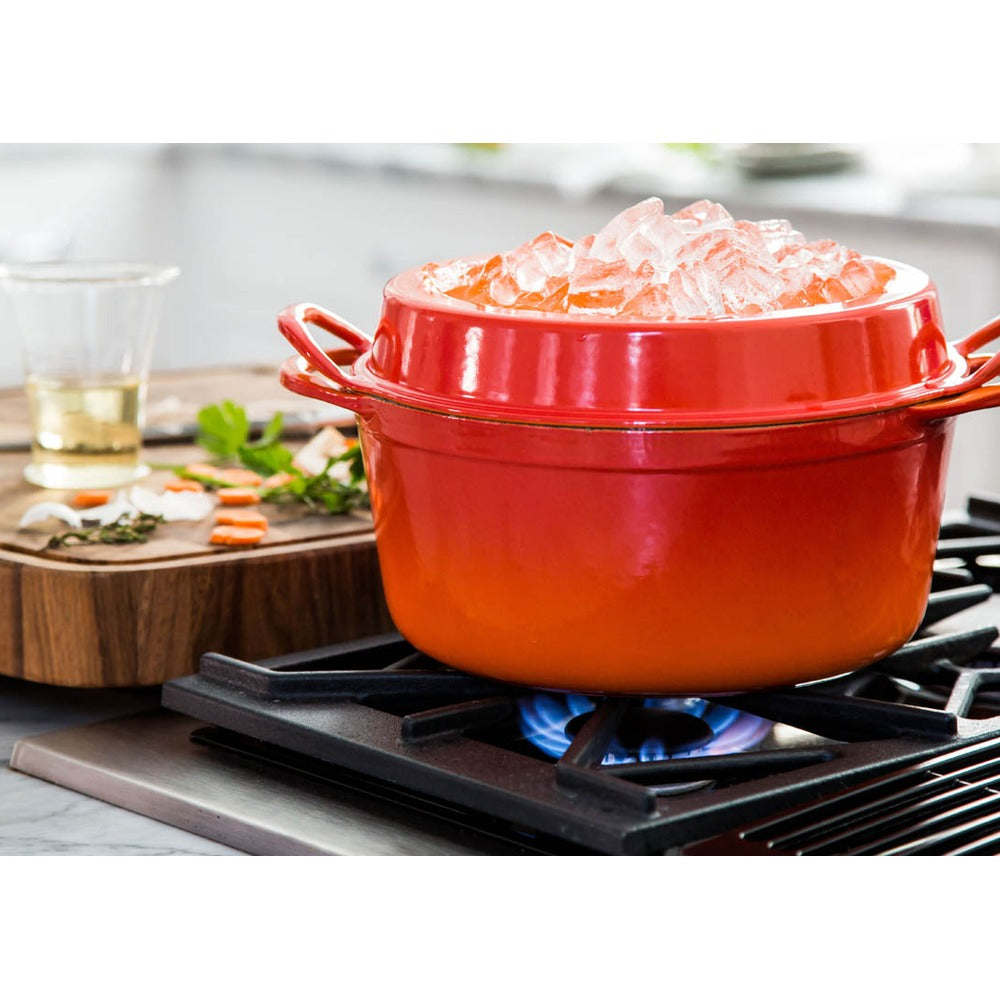 32 cm - Le Creuset Doufeu Casseruola Ovale In Ghisa Vetrificata
