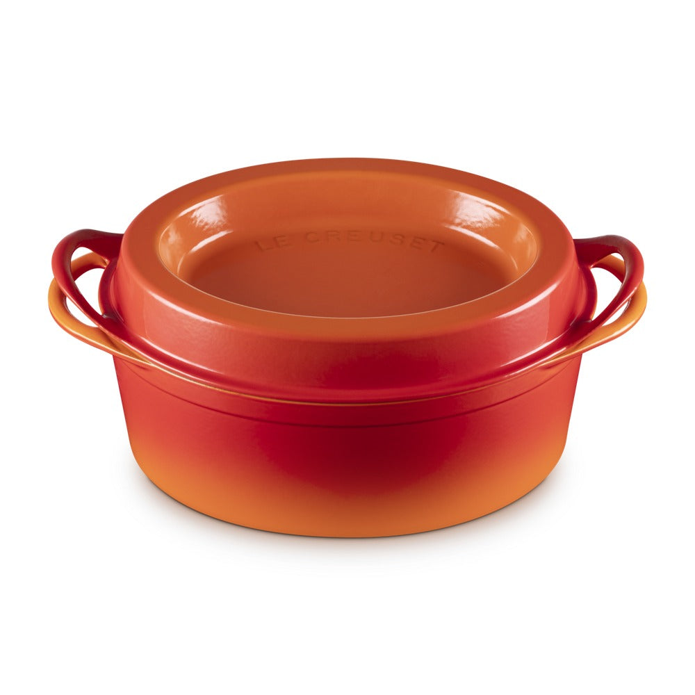 32 cm - Le Creuset Doufeu Casseruola Ovale In Ghisa Vetrificata