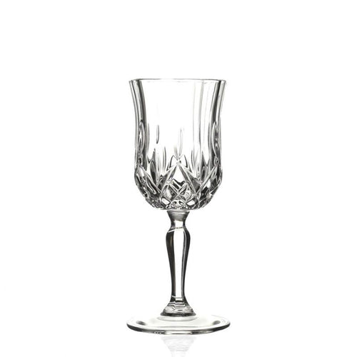 12 cl - RCR Cristalleria Italiana Opera Calice Liquore Sherry In Vetro Luxion - Set 6 Pz