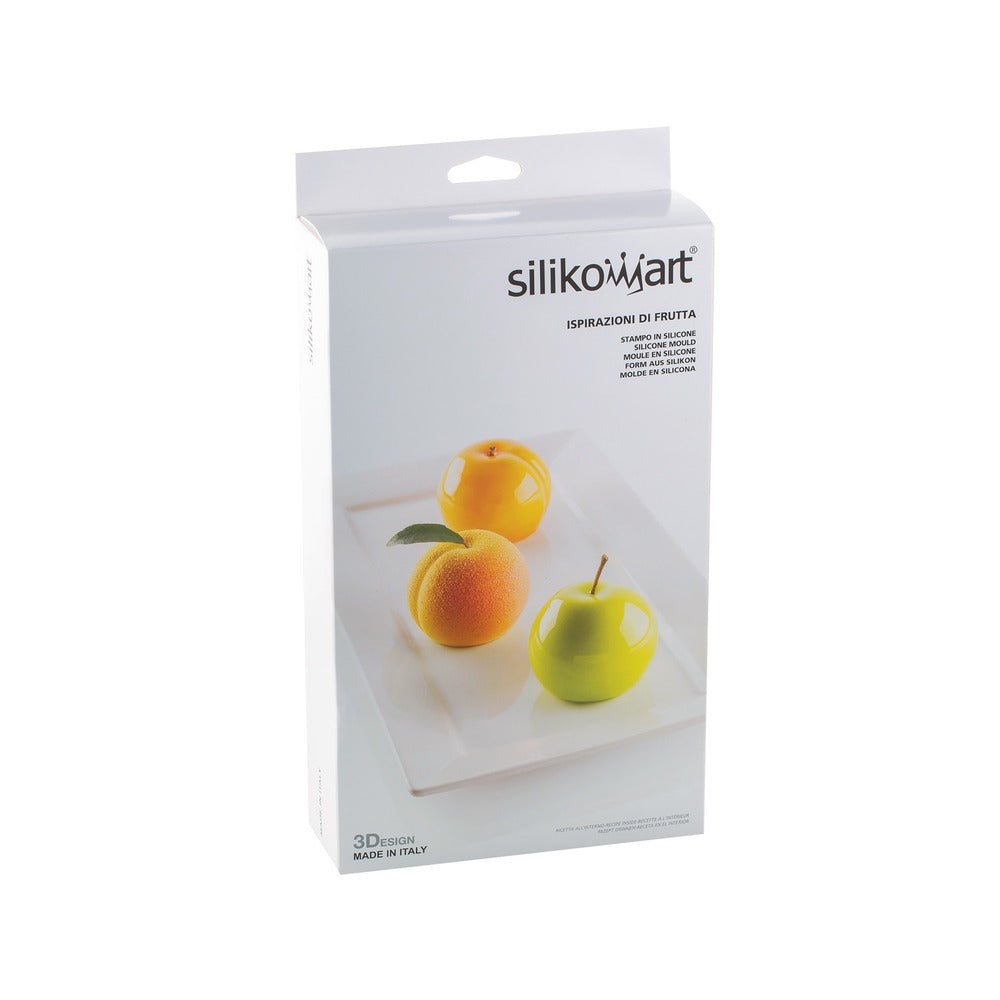 6 Forme - Silikomart Ispirazioni Di Frutta Albicocca Stampo Dolci Frutta Realistica In Silicone