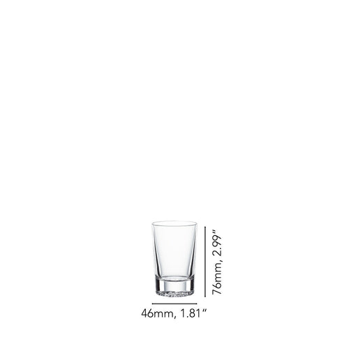 5.5 cl - Spiegelau Lounge 2.0 Bicchiere Shot In Vetro Cristallino - Set 4 Pz