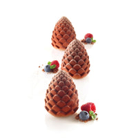5 Forme - Silikomart Foresta & Ananas 110 Stampo Dolci Frutta Realistica In Silicone